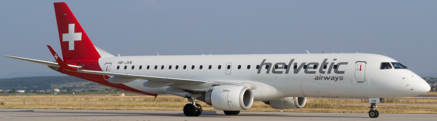 HB-JVN - Helvetic Airways Embraer 190