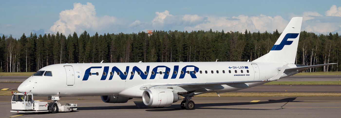 OH-LKR - Finnair Embraer 190