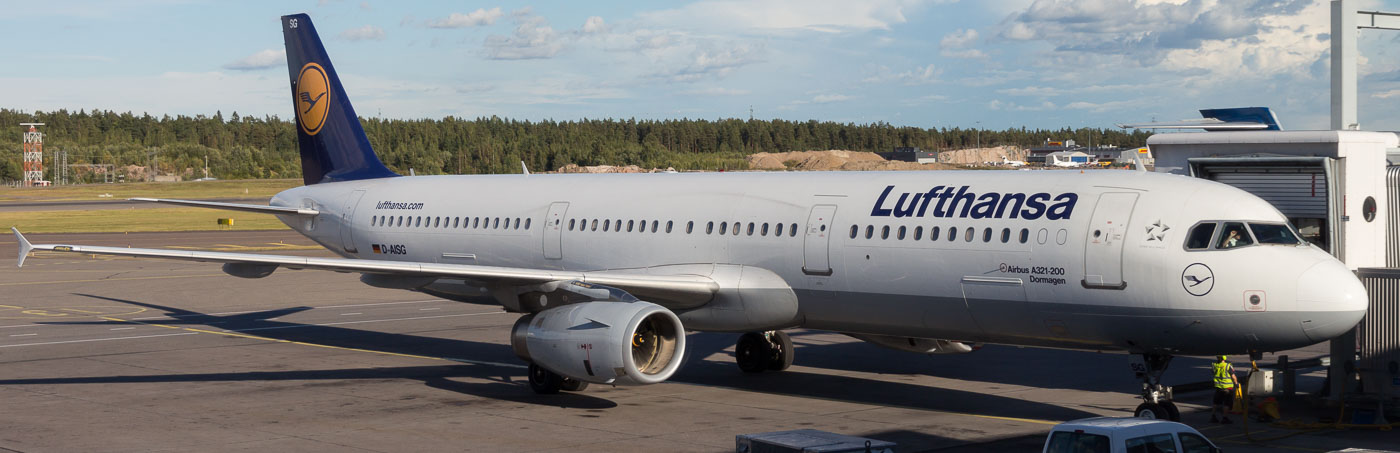 D-AISG - Lufthansa Airbus A321