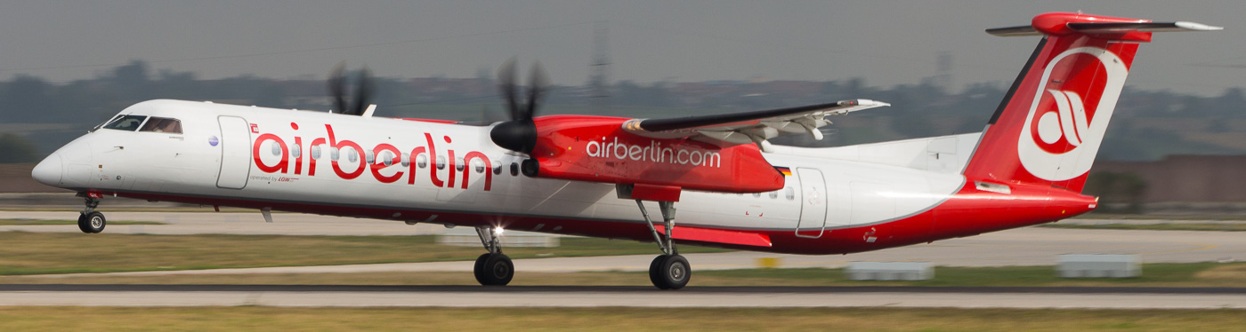 D-ABQK - Air Berlin op. by LGW Dash 8Q-400