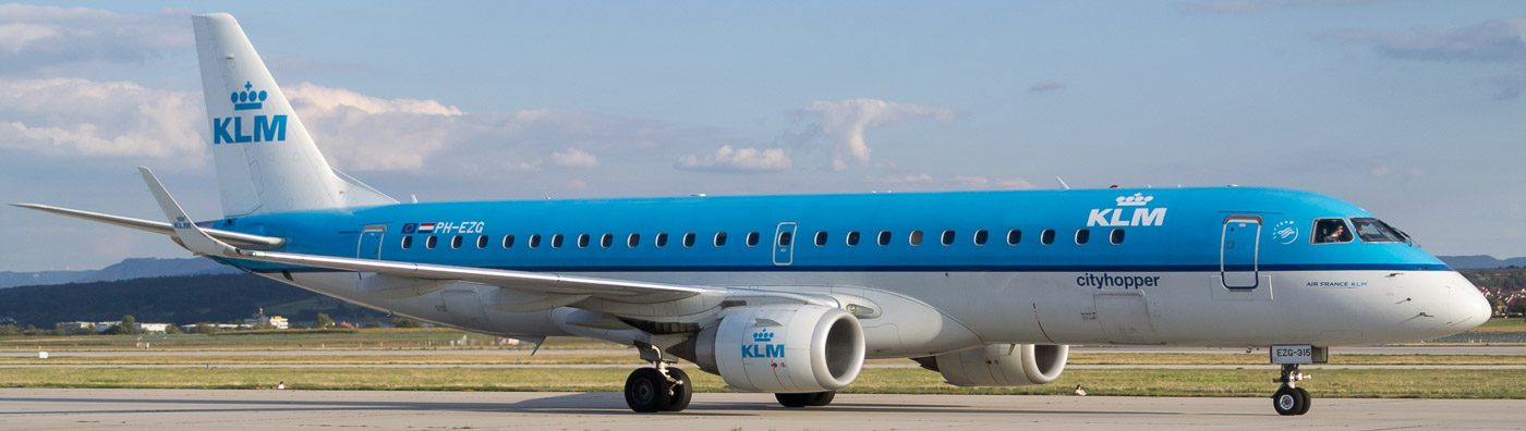 PH-EZG - KLM cityhopper Embraer 190
