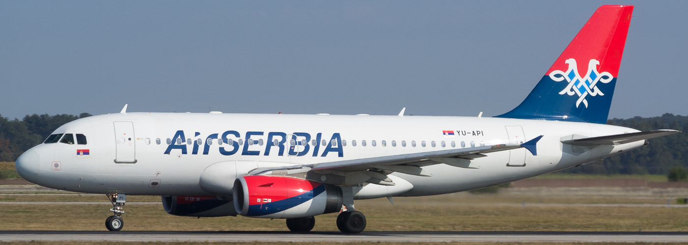 YU-API - Air Serbia Airbus A319