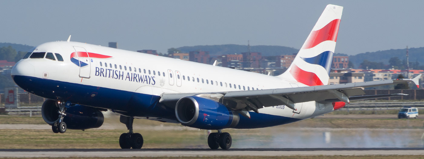 G-EUUS - British Airways Airbus A320