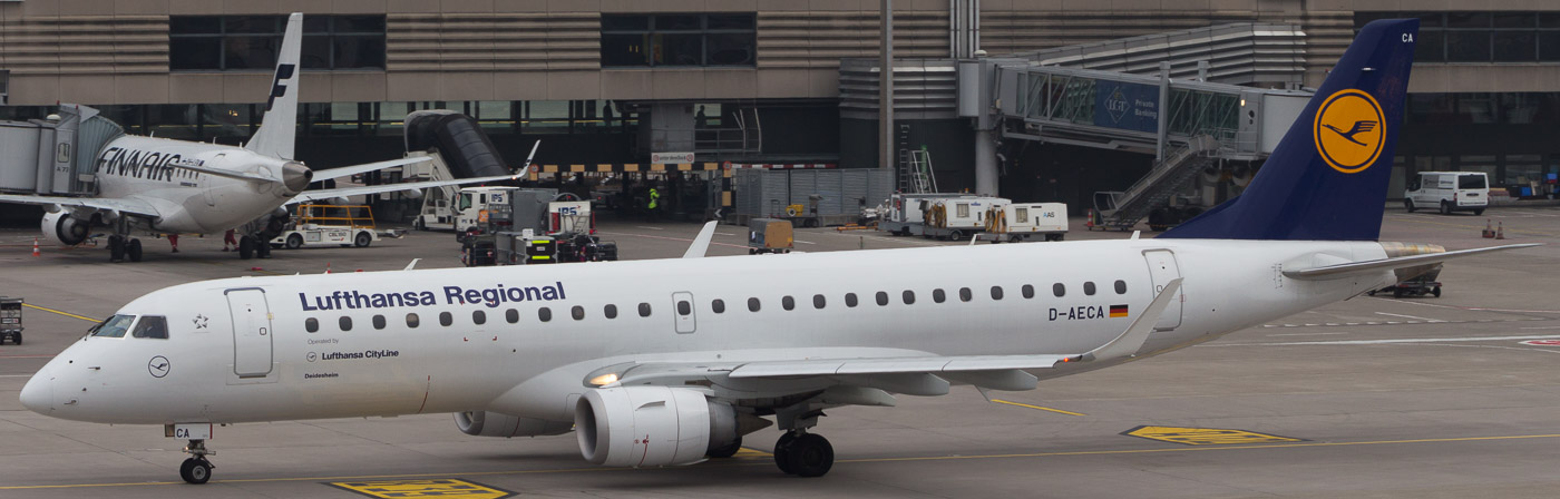 D-AECA - Lufthansa CityLine Embraer 190