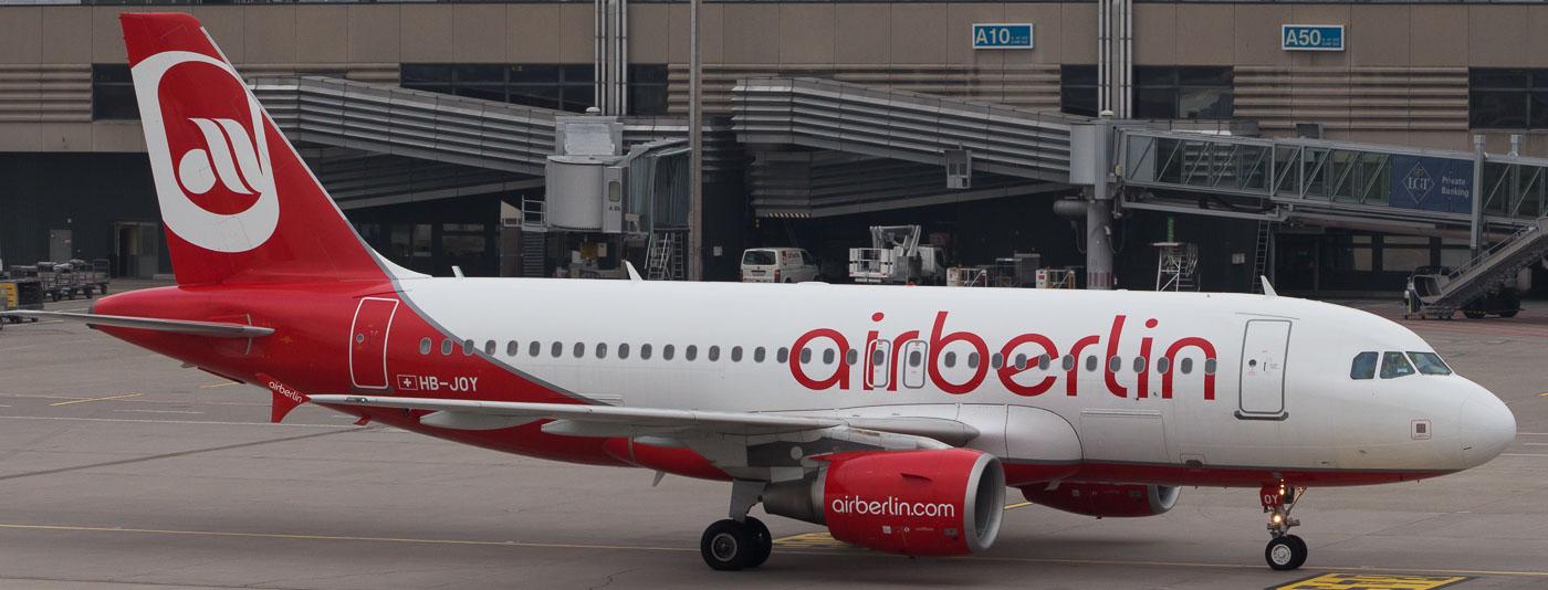 HB-JOY - Air Berlin Airbus A319