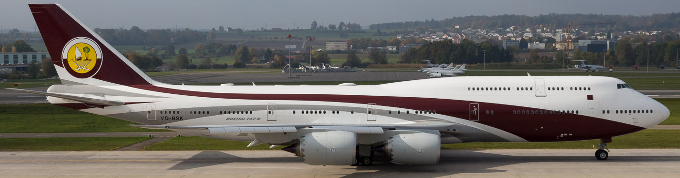 VQ-BSK - Qatar Amiri Flight Boeing 747-8 Intercontinental