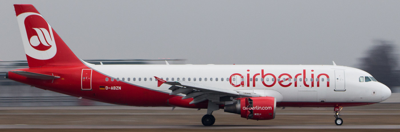 D-ABZN - Air Berlin Airbus A320