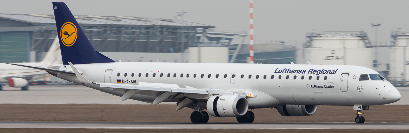 D-AEMB - Lufthansa CityLine Embraer 195