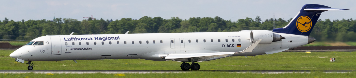 D-ACKI - Lufthansa CityLine Bombardier CRJ900
