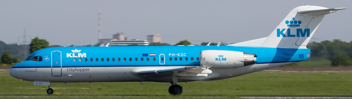 PH-KZC - KLM cityhopper Fokker 70