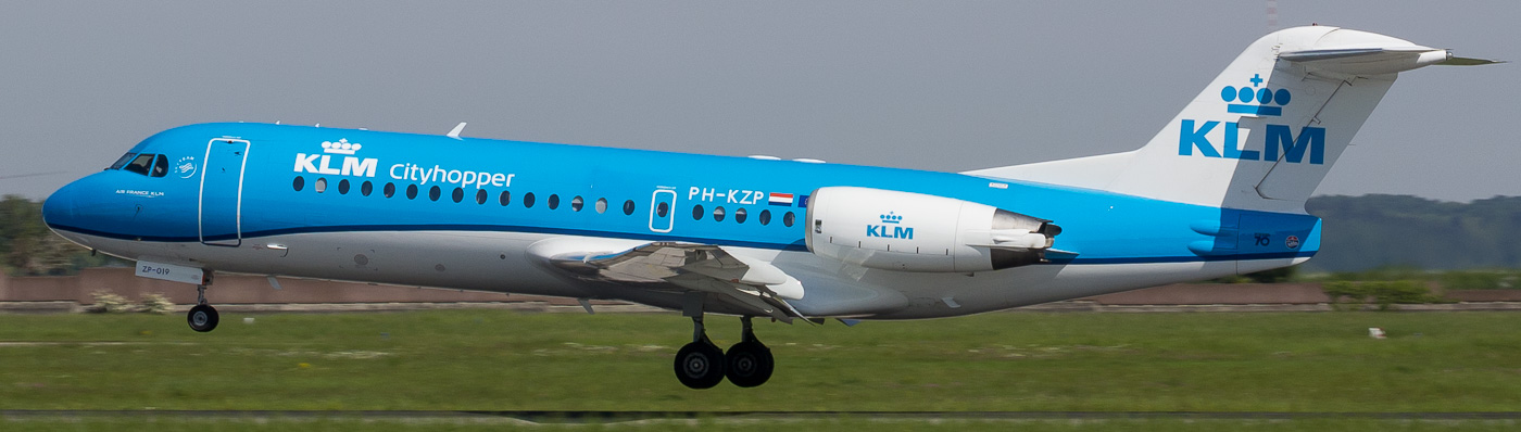 PH-KZP - KLM cityhopper Fokker 70