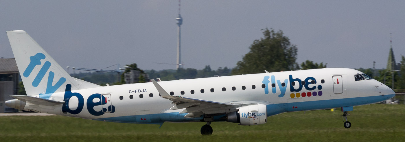 G-FBJA - Flybe Embraer 175