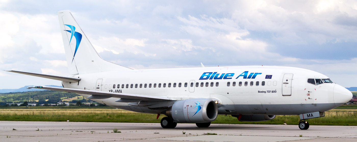 YR-AMA - Blue Air Boeing 737-500
