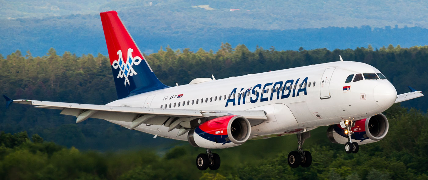 YU-APF - Air Serbia Airbus A319