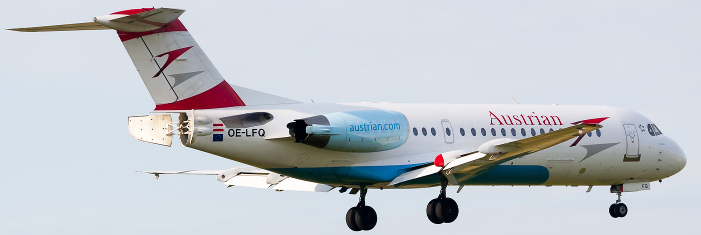 OE-LFQ - Austrian Airlines Fokker 70