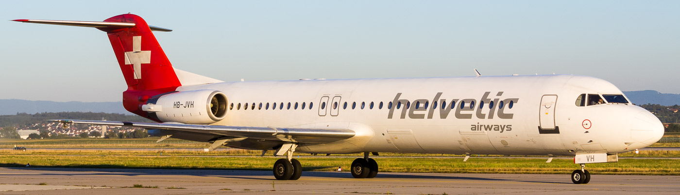 HB-JVH - Helvetic Airways Fokker 100