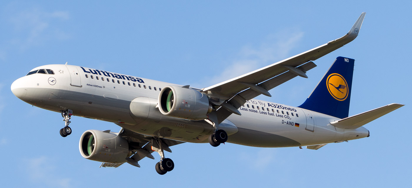 D-AIND - Lufthansa Airbus A320