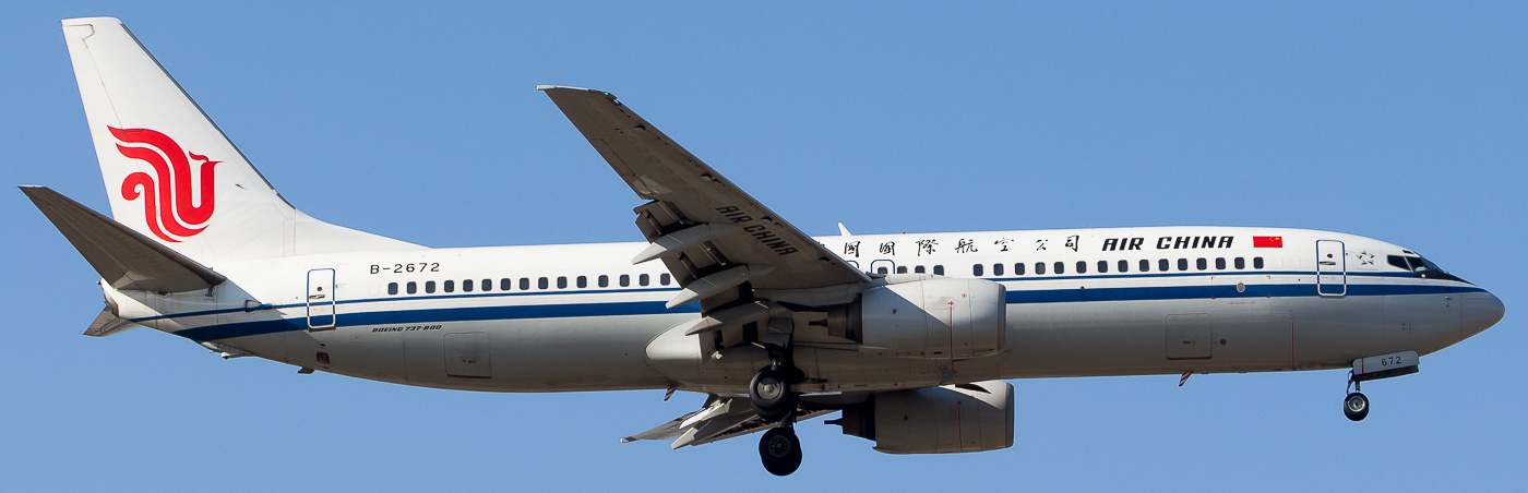 B-2672 - Air China Boeing 737-800