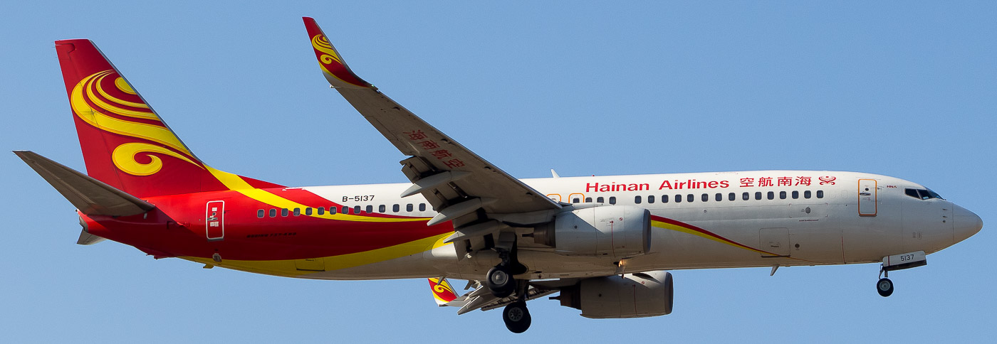 B-5137 - Hainan Airlines Boeing 737-800