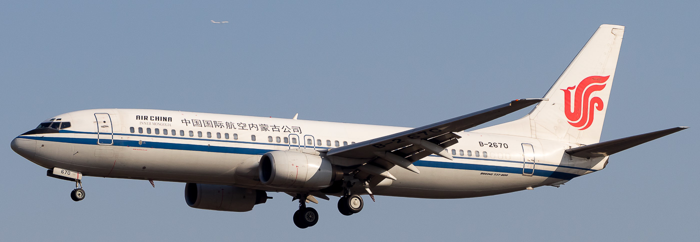 B-2670 - Air China Inner Mongolia Boeing 737-800
