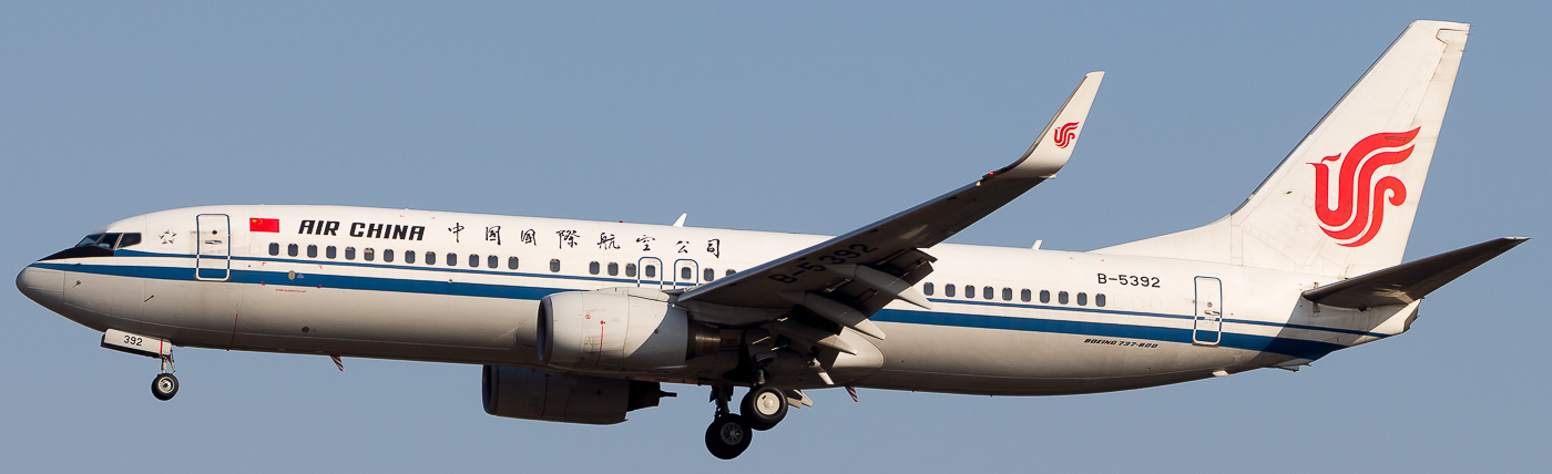 B-5392 - Air China Boeing 737-800