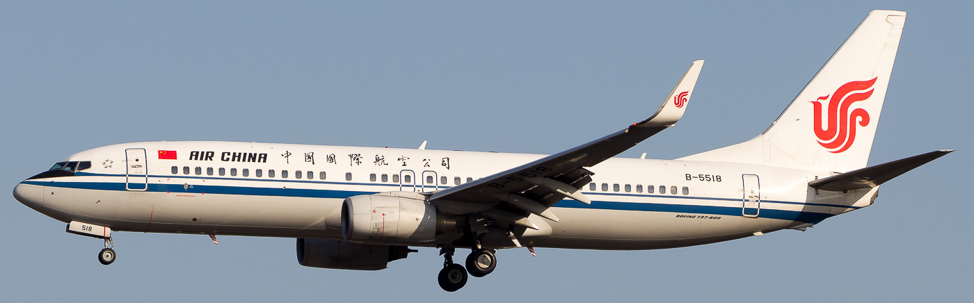 B-5518 - Air China Boeing 737-800