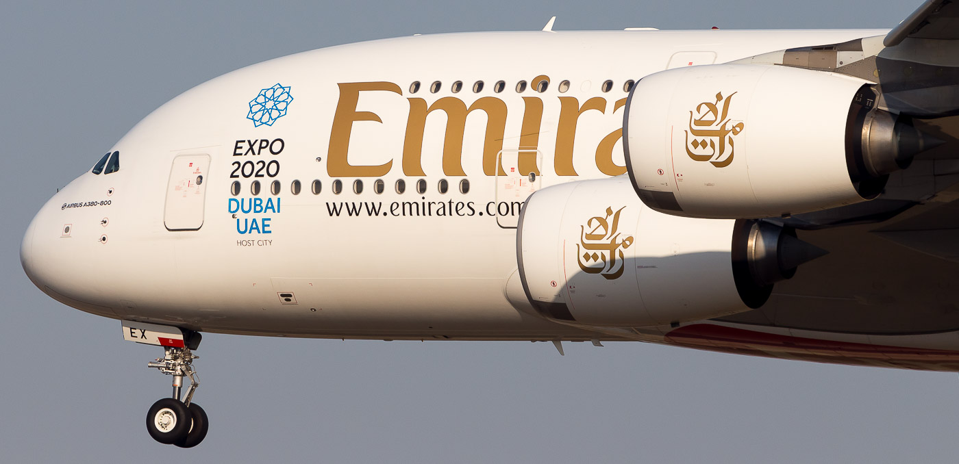 A6-EEX - Emirates Airbus A380-800
