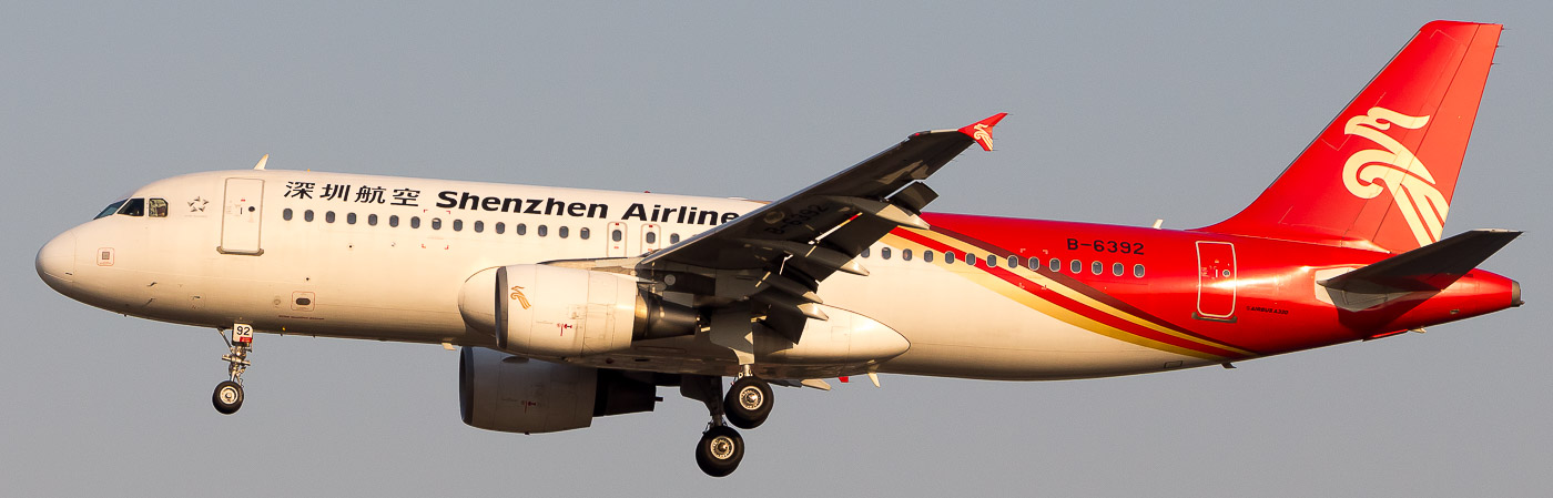 B-6392 - Shenzhen Airlines Airbus A320