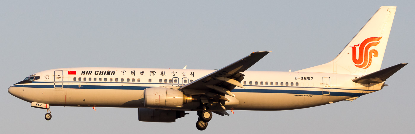 B-2657 - Air China Boeing 737-800