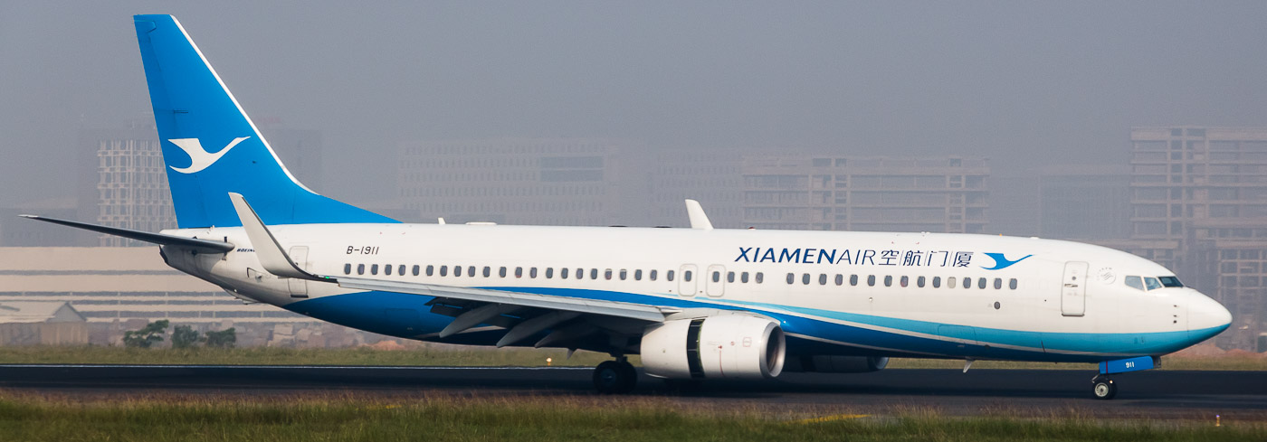 B-1911 - Xiamen Airlines Boeing 737-800