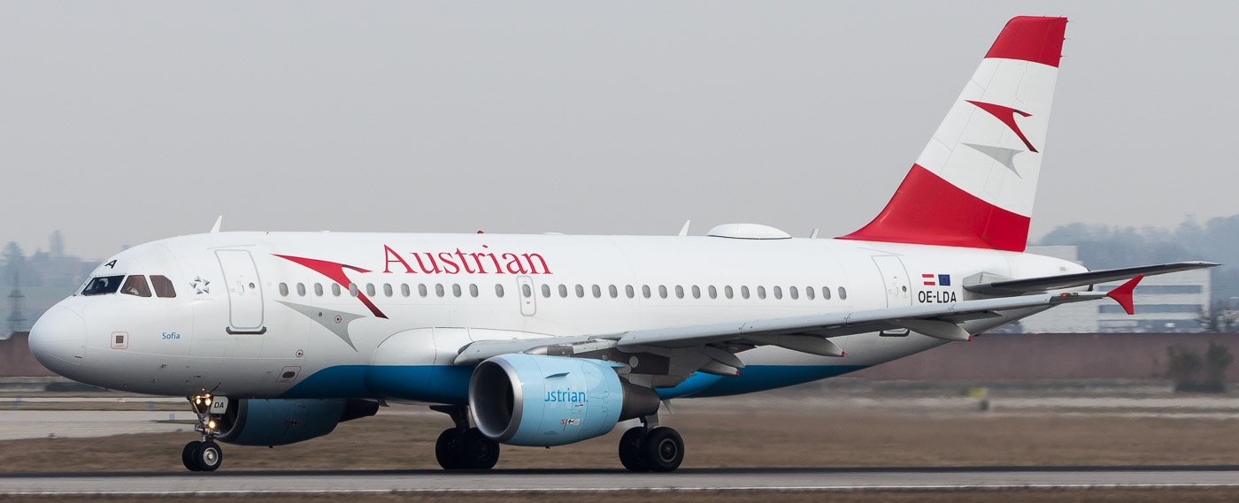 OE-LDA - Austrian Airlines Airbus A319