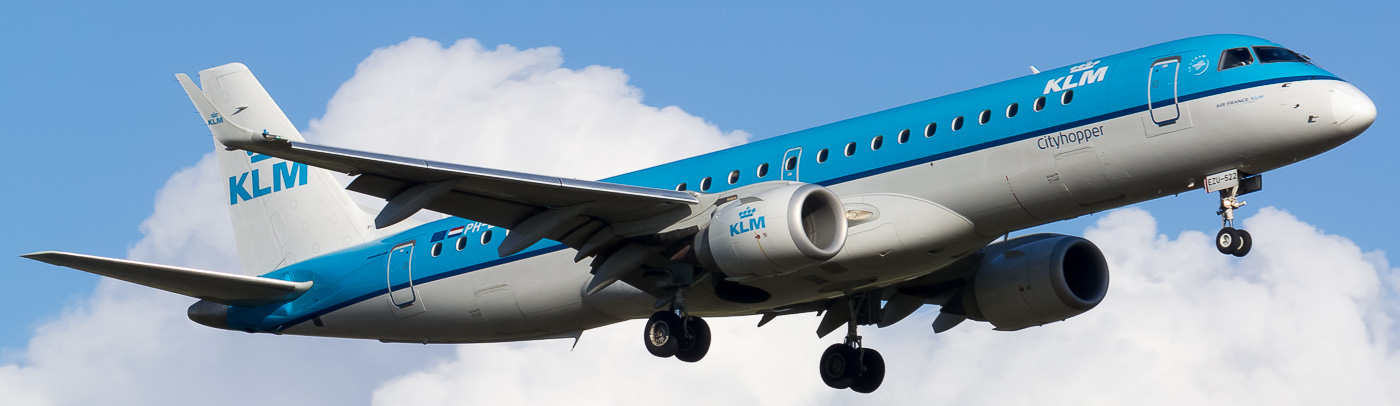 PH-EZU - KLM cityhopper Embraer 190