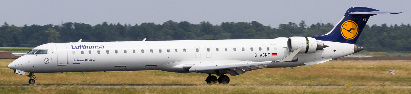 D-ACKE - Lufthansa CityLine Bombardier CRJ900