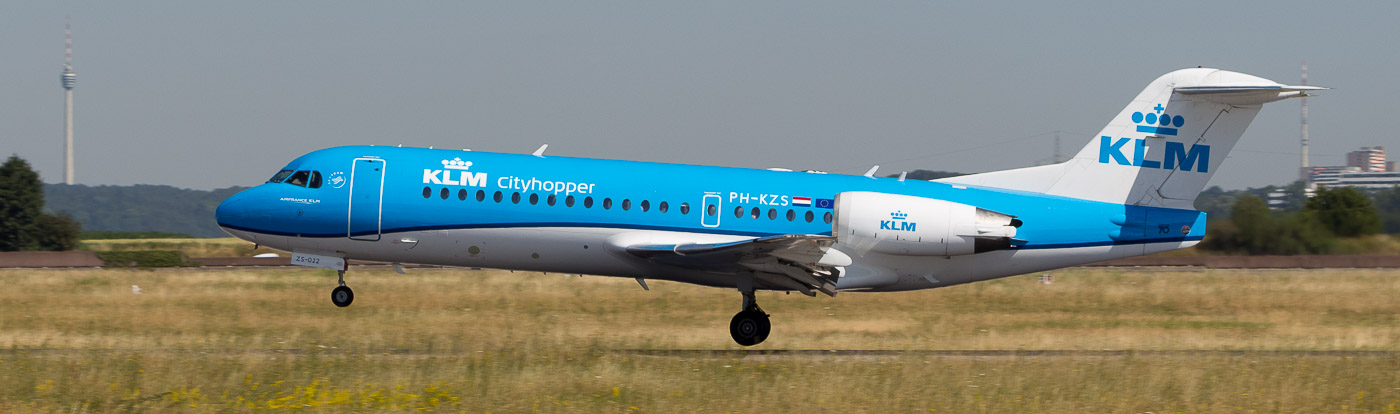 PH-KZS - KLM cityhopper Fokker 70