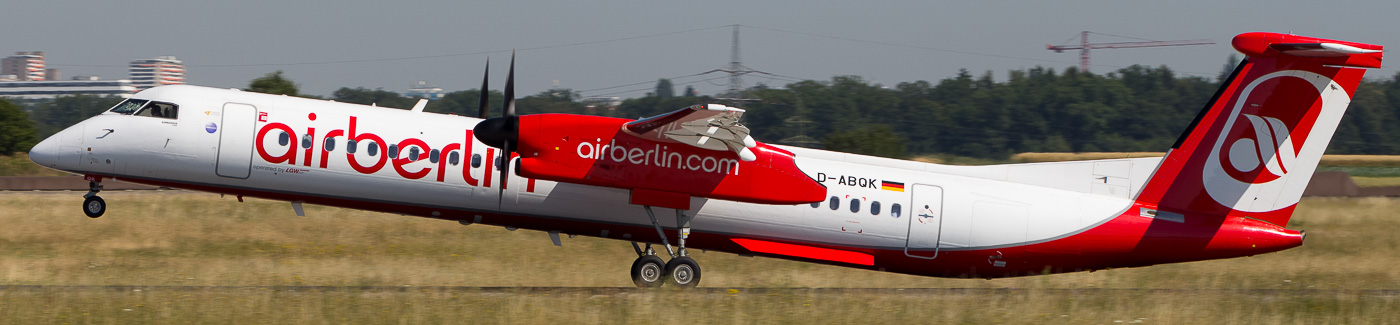 D-ABQK - Air Berlin op. by LGW Dash 8Q-400