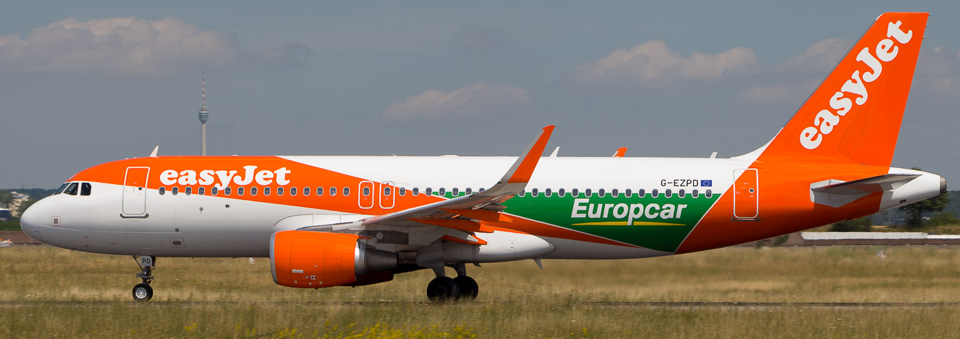 G-EZPD - easyJet Airbus A320