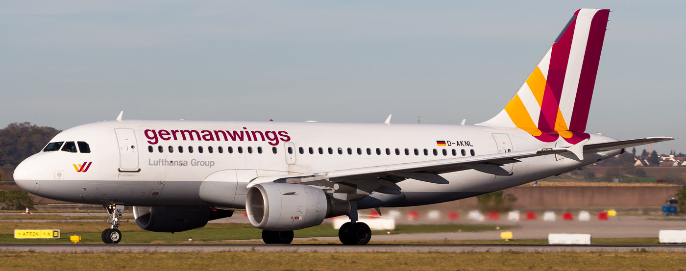 D-AKNL - Germanwings Airbus A319