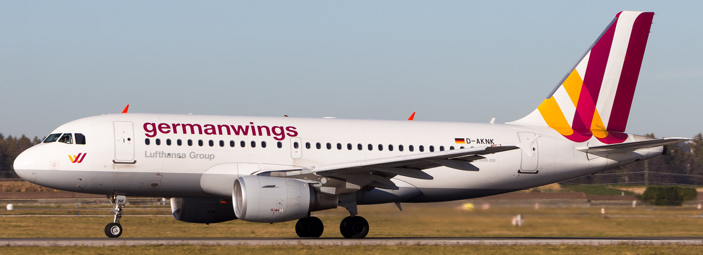 D-AKNK - Germanwings Airbus A319