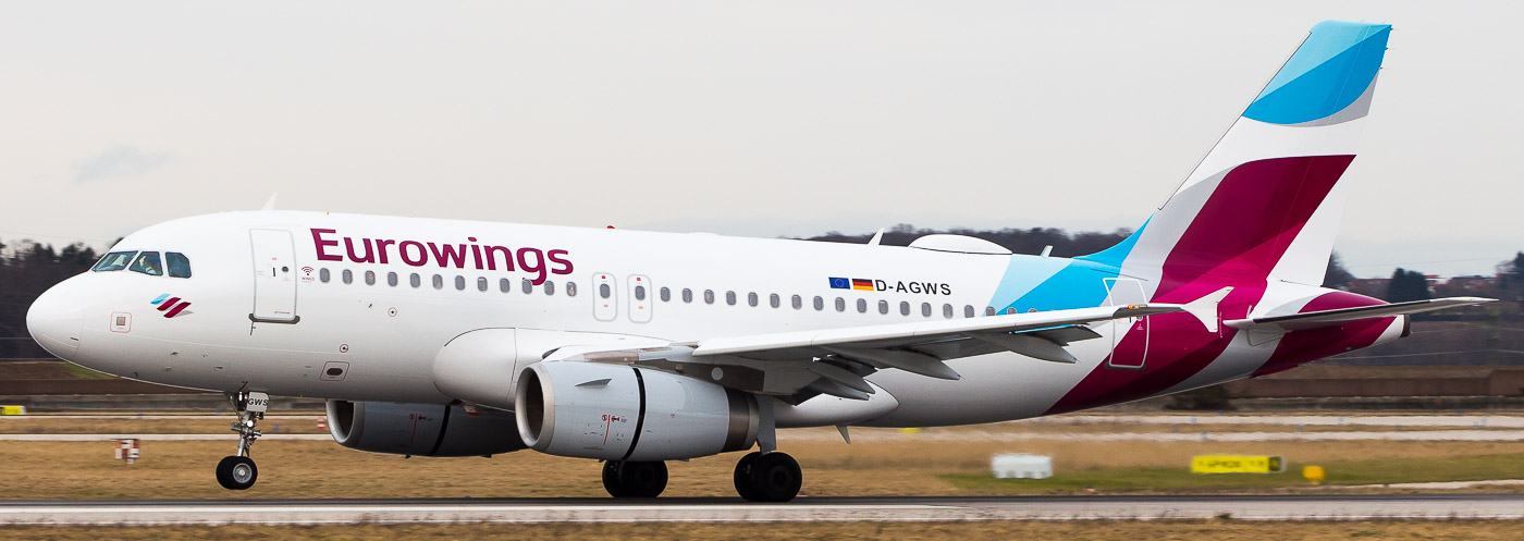 D-AGWS - Eurowings Airbus A319