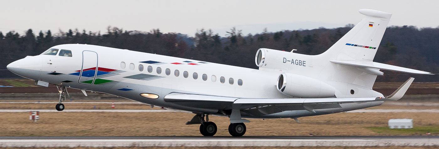 D-AGBE - Volkswagen Air Service Dassault Falcon (3)