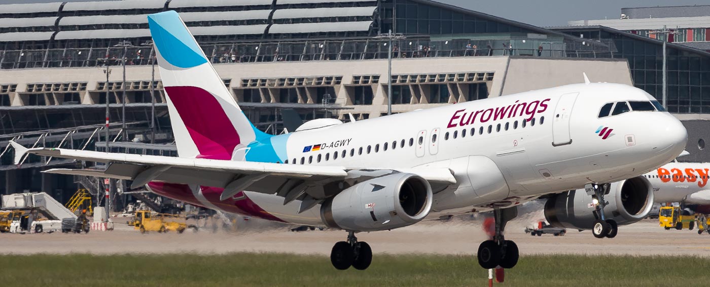 D-AGWY - Eurowings Airbus A319