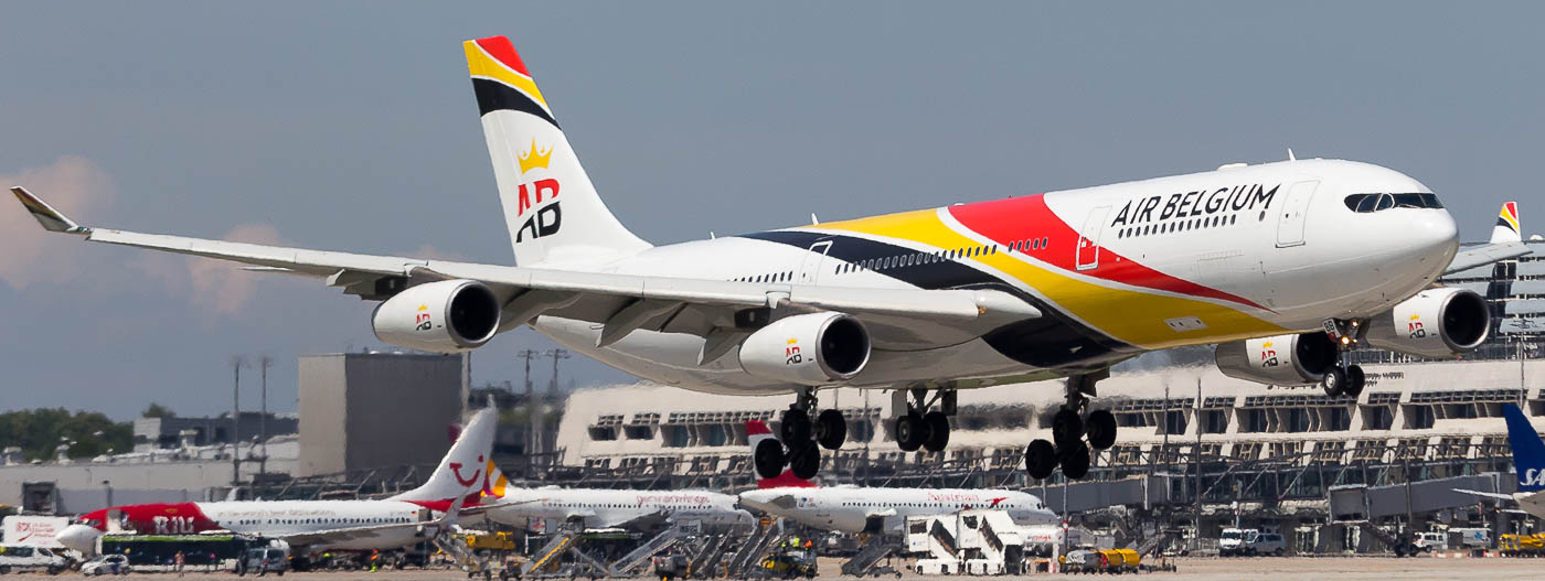 OO-ABB - Air Belgium Airbus A340-300