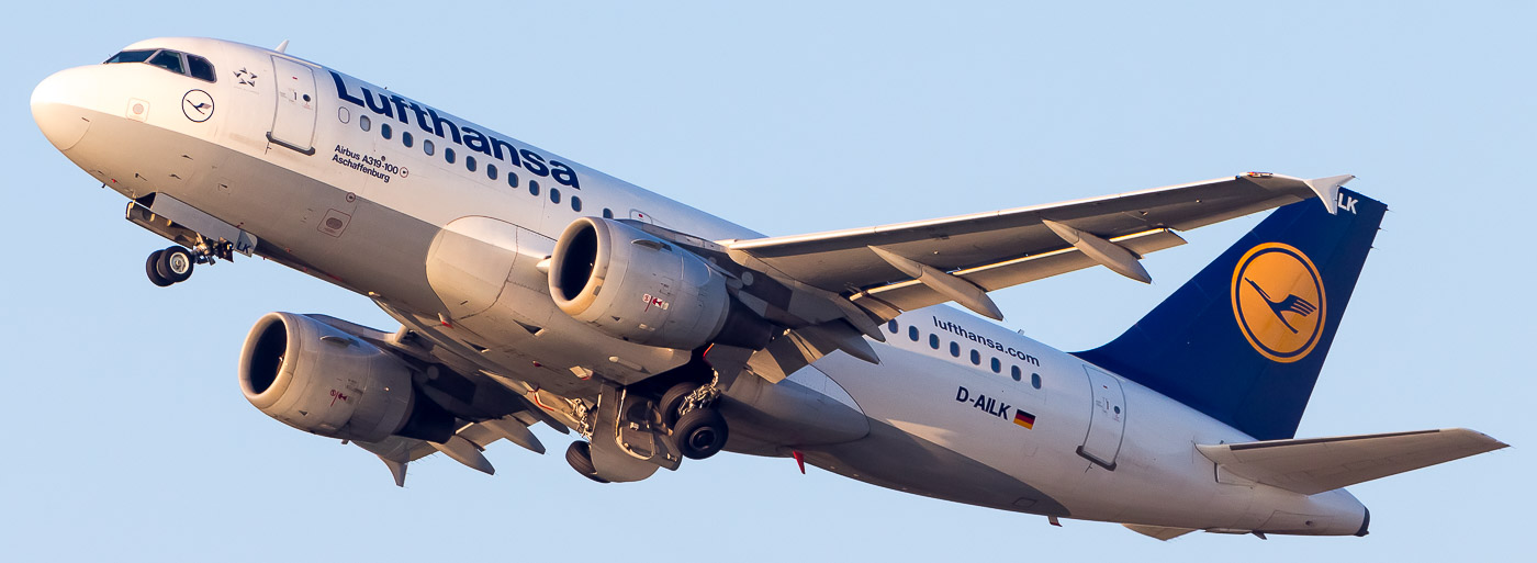 D-AILK - Lufthansa Airbus A319