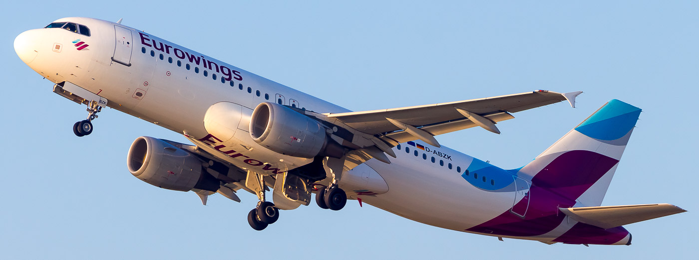 D-ABZK - Eurowings Airbus A320