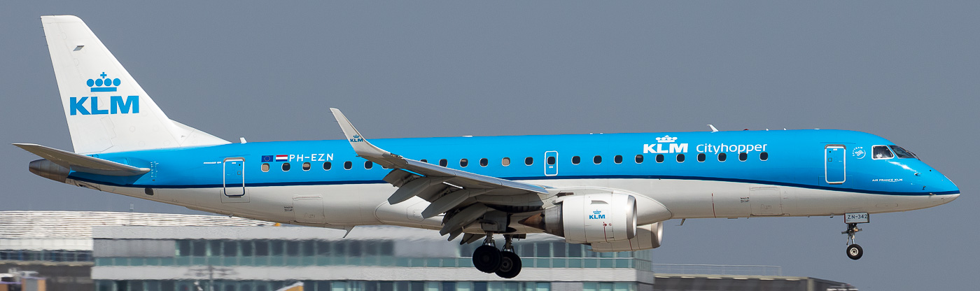 PH-EZN - KLM cityhopper Embraer 190