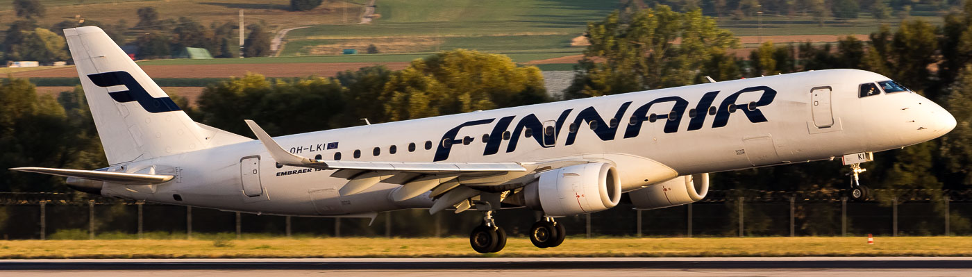 OH-LKI - Finnair Embraer 190