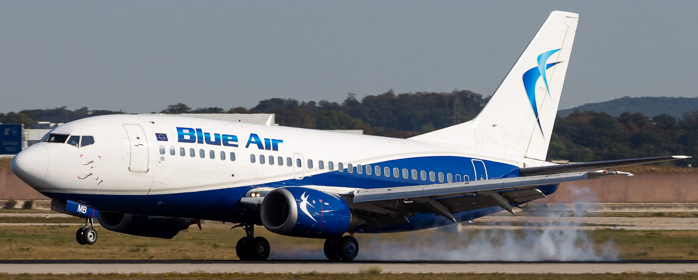 YR-AMB - Blue Air Boeing 737-500