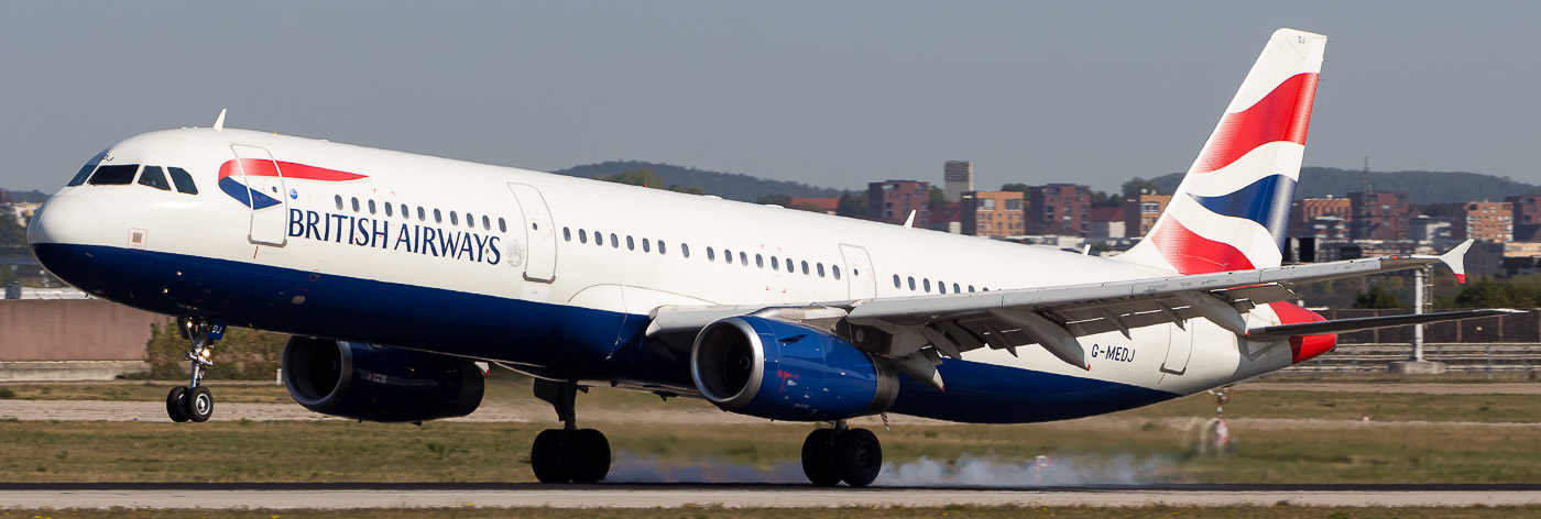 G-MEDJ - British Airways Airbus A321