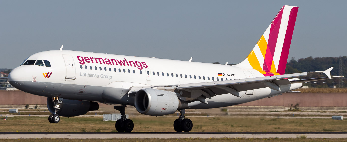 D-AKNF - Germanwings Airbus A319