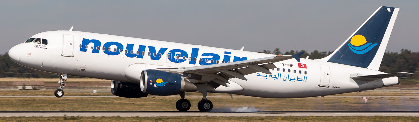 TS-INH - Nouvelair Airbus A320